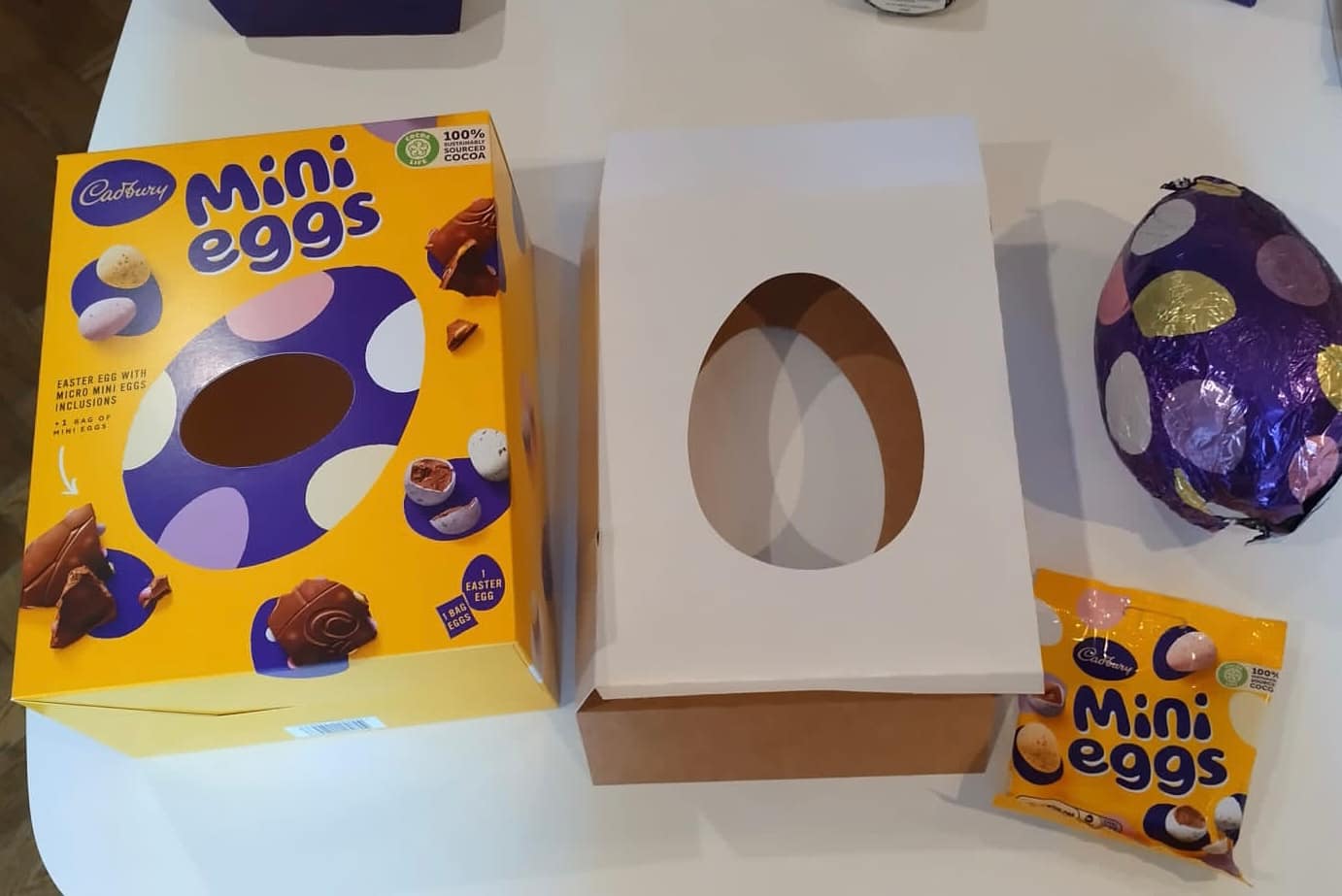mini eggs packaging